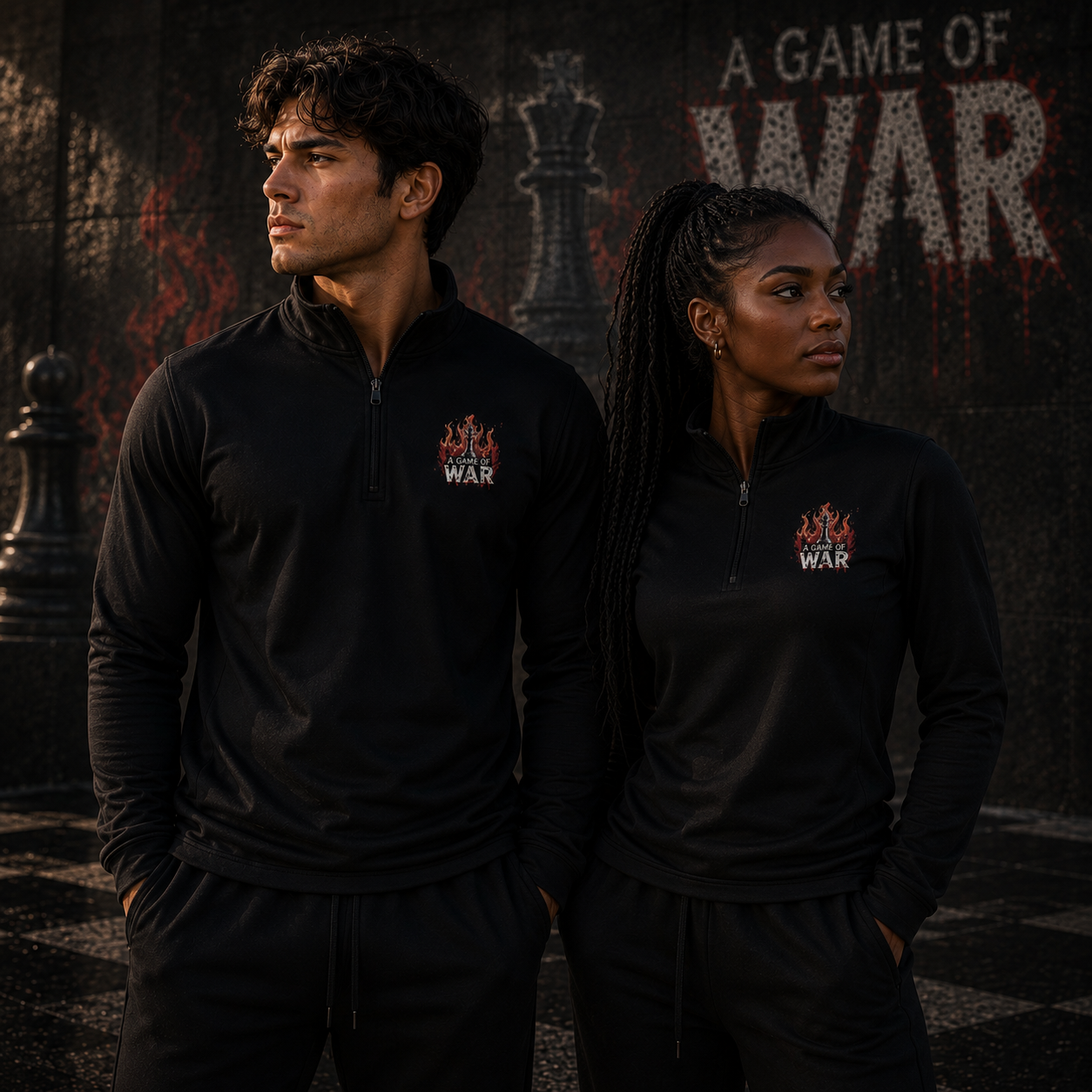 Adidas The Color of War Quarter Zip Pullover by Brilliant Gambit®