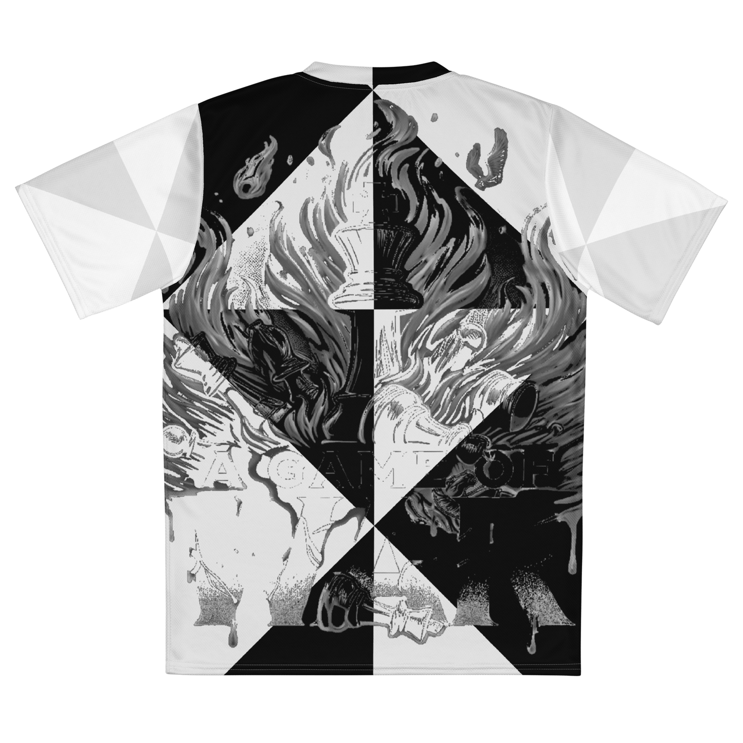 Brilliant Gambit Tagged Checkered Recycled Unisex Sports Jersey