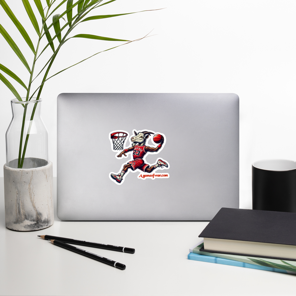 Bubble-free stickers The Basketball Goat of Chicago