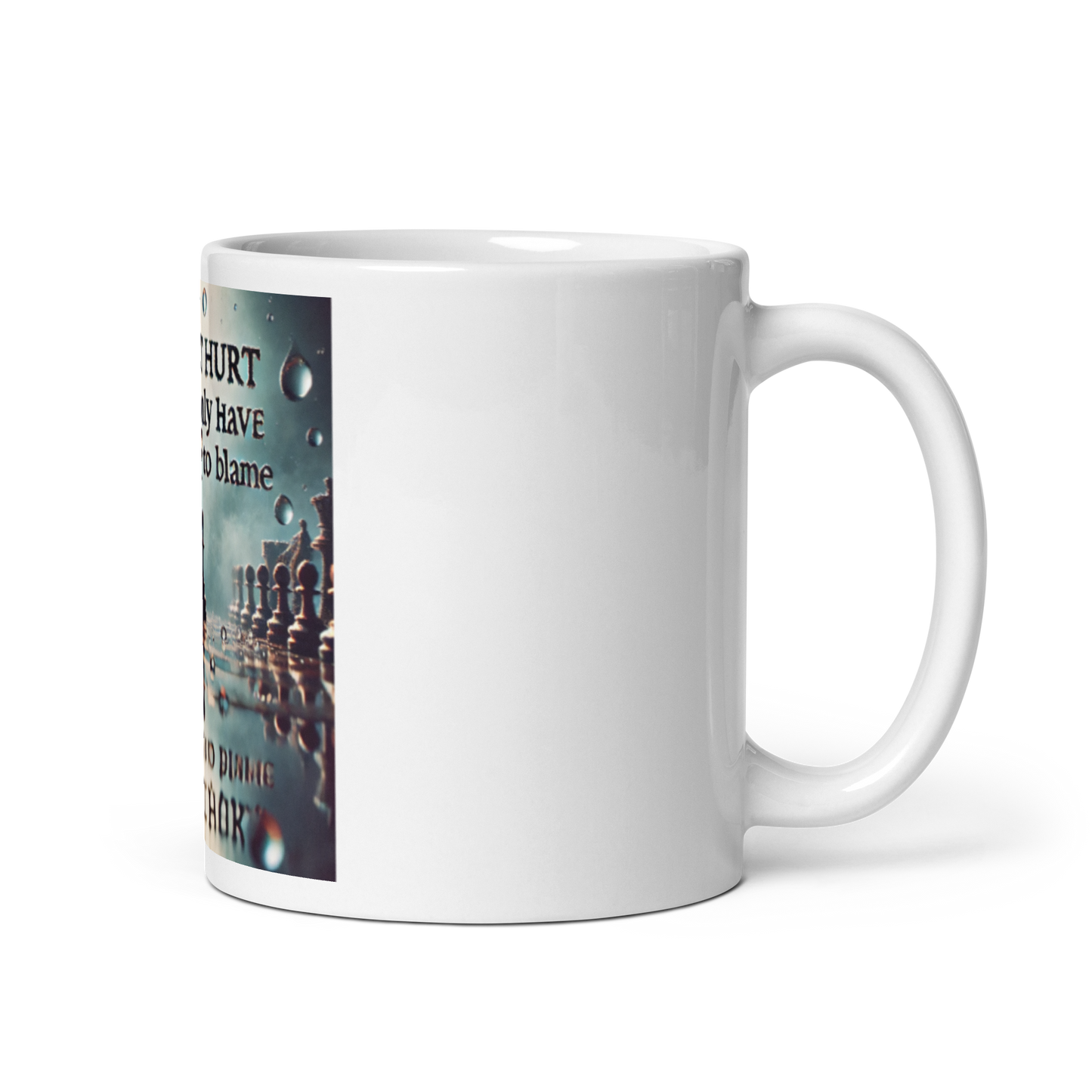 Brilliant Gambit War White glossy mug